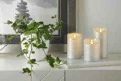 Star Trading Flamme Rustic LED Stumpenkerze Silber, 12 Cm -Heimdekoration Rabatt star trading flamme rustic led stumpenkerze silber 1