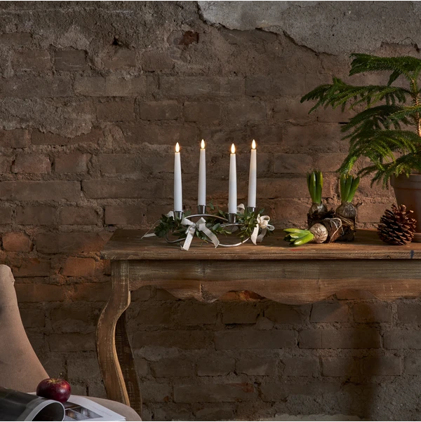 Star Trading Flamme Slim Spitzkerze 4-er Set, Weiß 5 Star Trading Flamme Slim Spitzkerze 4-er Set, Weiß – Bild 3