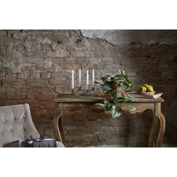 Star Trading Flamme Slim Spitzkerze 4-er Set, Weiß 6 Star Trading Flamme Slim Spitzkerze 4-er Set, Weiß – Bild 4