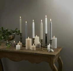 Star Trading Flamme Swirl LED Stumpenkerze 7,5 Cm 2-er Set, Beige 7 Star Trading Flamme Swirl LED Stumpenkerze 7,5 Cm 2-er Set, Beige -Heimdekoration Rabatt star trading flamme swirl led stumpenkerze 75 cm 2 er set 1 1