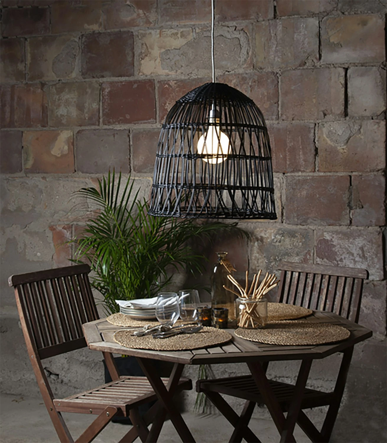 Star Trading Knot Lampshade 50 Cm, Black 4 Star Trading Knot Lampshade 50 Cm, Black – Bild 2