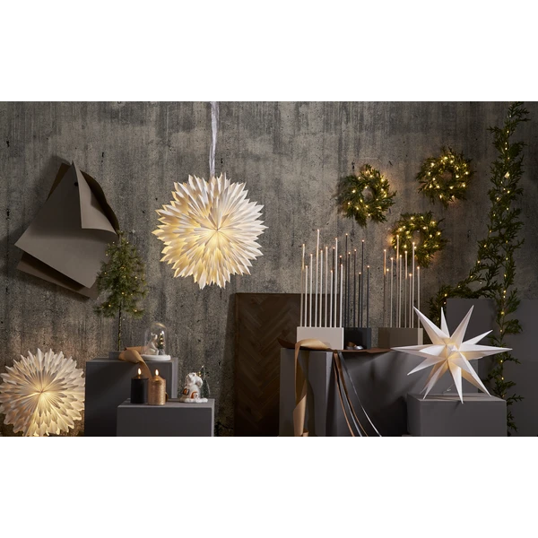 Star Trading LED-Flamme Stumpenkerze, Gold 5 Star Trading LED-Flamme Stumpenkerze, Gold – Bild 3