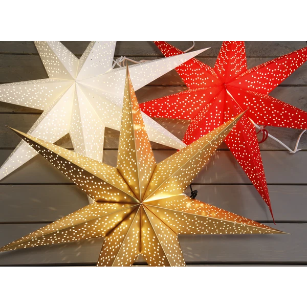 Star Trading Stern Mit Punkten Weiß, 70 Cm 5 Star Trading Stern Mit Punkten Weiß, 70 Cm – Bild 3