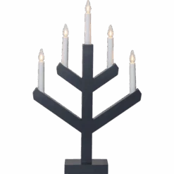 Star Trading Vinga 5 Kerzenhalter, Grafitfarben