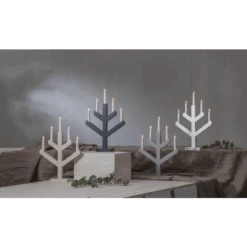 Star Trading Vinga 5 Kerzenhalter, Grafitfarben -Heimdekoration Rabatt star trading vinga 5 12