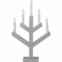 Star Trading Vinga 5 Kerzenhalter, Grau