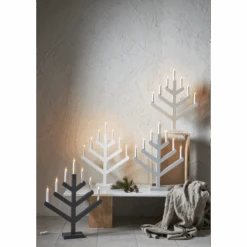 Star Trading Vinga 7 Kerzenhalter, Grau -Heimdekoration Rabatt star trading vinga 7 7