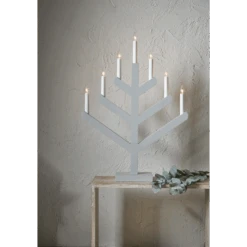 Star Trading Vinga 7 Kerzenhalter, Grau -Heimdekoration Rabatt star trading vinga 7 9