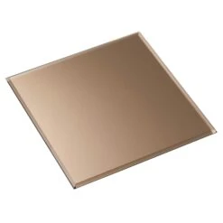 Bodenglas Mit Quadratischer Spitze 27 X 27 Cm, Rauch-Braun