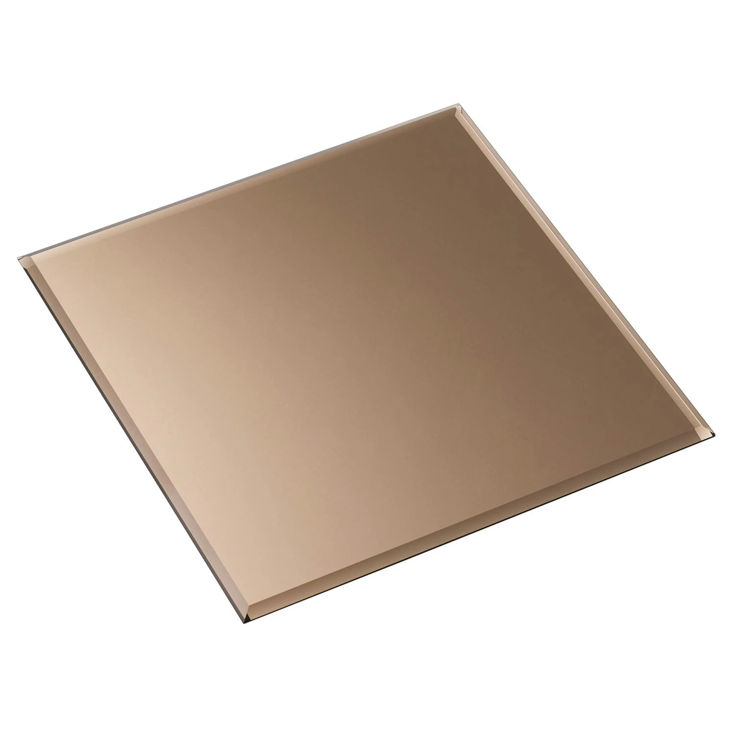 Bodenglas Mit Quadratischer Spitze 27 X 27 Cm, Rauch-Braun 3 Bodenglas Mit Quadratischer Spitze 27 X 27 Cm, Rauch-Braun