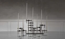 Bodenglas Rechteckig 17 X 30 Cm, Rauch-Schwarz -Heimdekoration Rabatt stoff boden glas rechteckig 17 x 30 cm 3 1