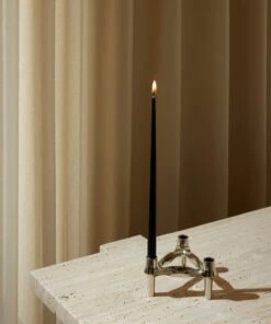 BMF Kerzenständer, Chrom -Heimdekoration Rabatt stoff nagel bmf 3