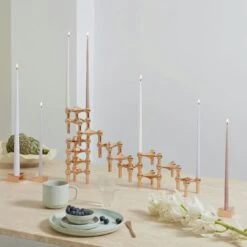 Nagel Kerzenhalter, Rose Gold 9 Nagel Kerzenhalter, Rose Gold -Heimdekoration Rabatt stoff nagel kerzenstander 49