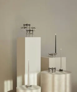 Reflect Kerzenständer Groß, Chrom -Heimdekoration Rabatt stoff nagel reflect 19