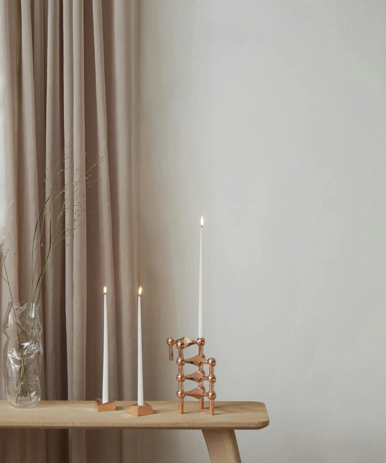 Reflect Kerzenständer Groß, Rose Gold 5 Reflect Kerzenständer Groß, Rose Gold – Bild 3