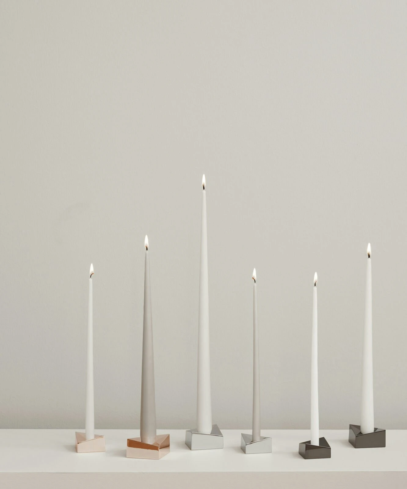 Reflect Kerzenständer Groß, Rose Gold 7 Reflect Kerzenständer Groß, Rose Gold – Bild 5