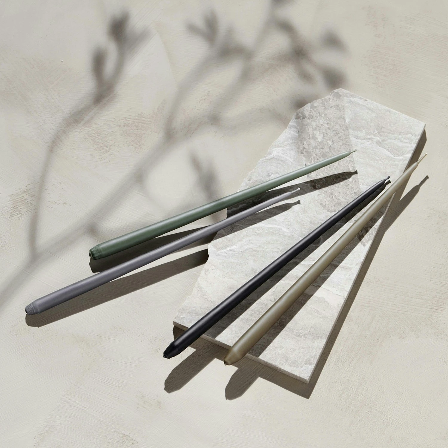 STOFF Kerzen Von Ester&Erik, 6 Stk, Schwarz 5 STOFF Kerzen Von Ester&Erik, 6 Stk, Schwarz – Bild 3