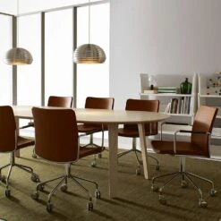 Swedese Stella Stuhl Mit Armlehne, Brown Leather -Heimdekoration Rabatt swedese stella stuhl mit armlehne brown leather 2