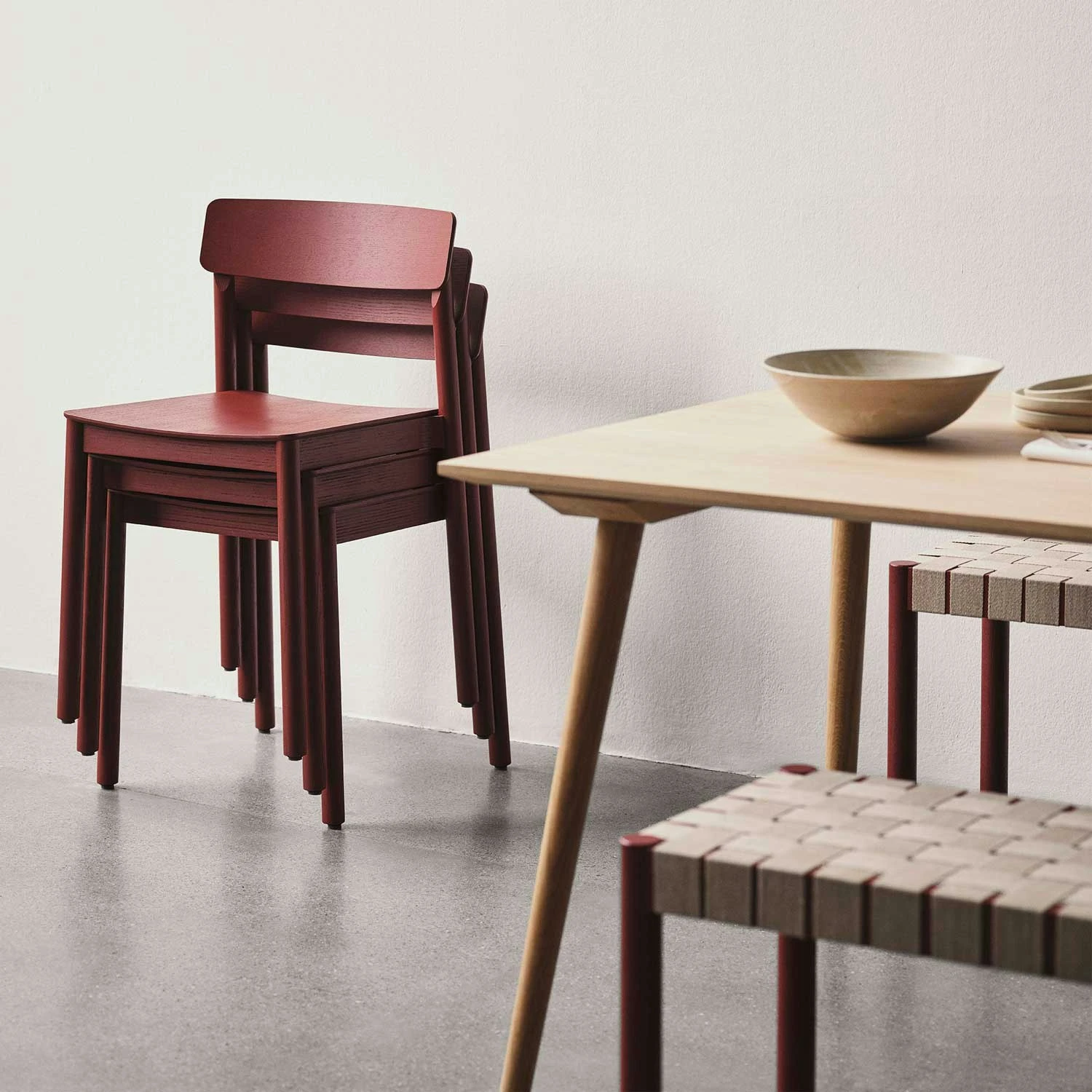 &Tradition Betty TK5 Bank , Maroon 5 &Tradition Betty TK5 Bank , Maroon – Bild 3