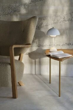 &Tradition Flowerpot VP9 Tischlampe Tragbar Mit Magnetischem Ladekabel, Mattweiß -Heimdekoration Rabatt tradition flowerpot vp9 37