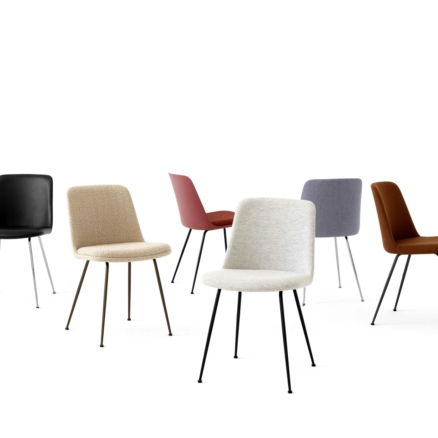 &Tradition Rely Stuhl HW6, Chrom / Steingrau 5 &Tradition Rely Stuhl HW6, Chrom / Steingrau – Bild 3