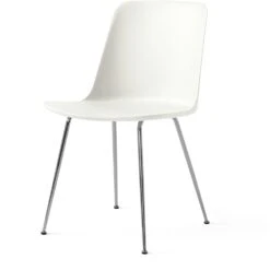 &Tradition Rely Stuhl HW6, Chrom / Weiß