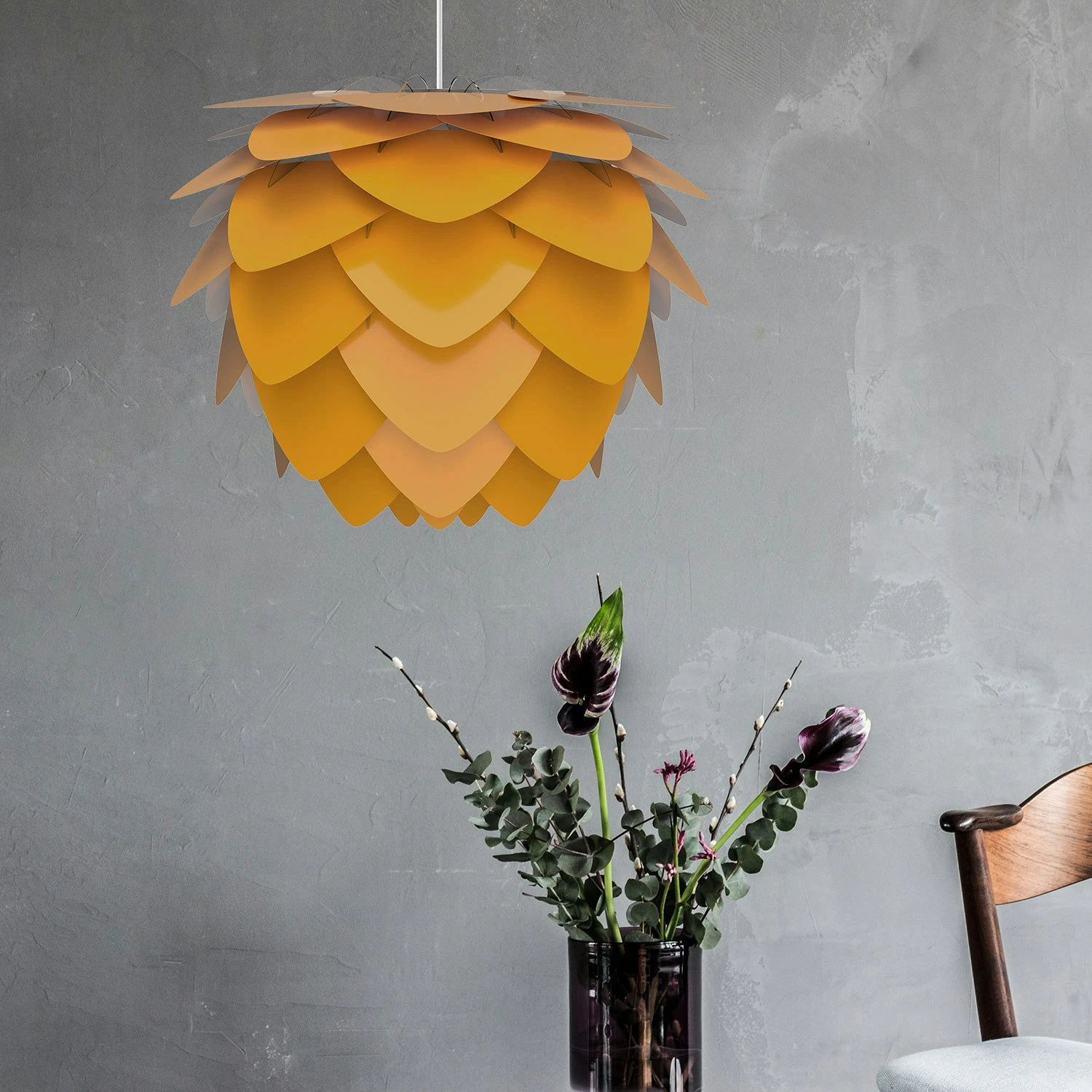 Umage Aluvia Mini Lampenschirm, Saffron Yellow 7 Umage Aluvia Mini Lampenschirm, Saffron Yellow – Bild 5