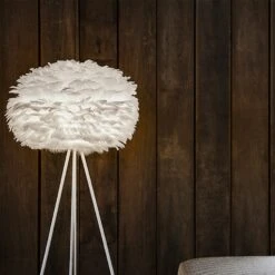 Umage Eos Stehlampe Medium Ø45cm, Weiß/Schwarz -Heimdekoration Rabatt umage eos stehlampe wei medium 2