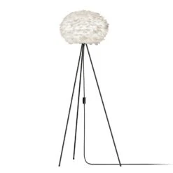 Umage Eos Stehlampe Medium Ø45cm, Weiß/Schwarz