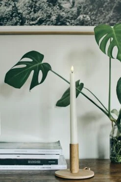 LED Stabkerze Nordic White 2-er Set, 2,3x20,5 Cm -Heimdekoration Rabatt uyuni led stabkerze nordisch wei 2 er set 3 1