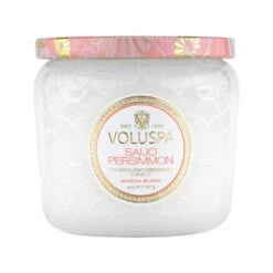Voluspa Maison Petite Jar Duftkerze, Saijo Persimmon